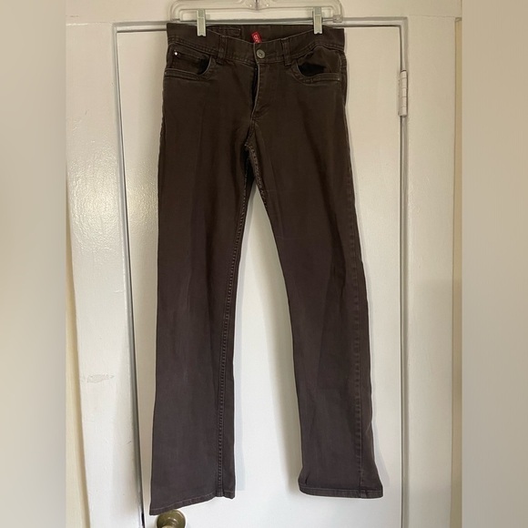 H & M Brown straight leg jeans size 6 - Picture 2 of 9